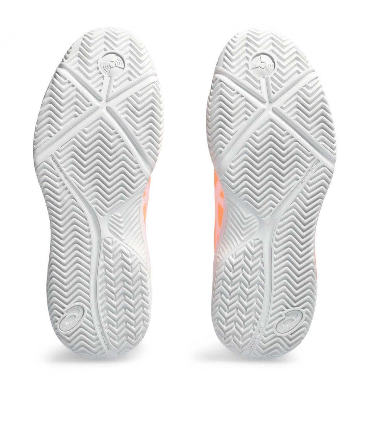 Zapatillas Asics Gel Dedicate 8 Padel Naranja Blanco Mujer