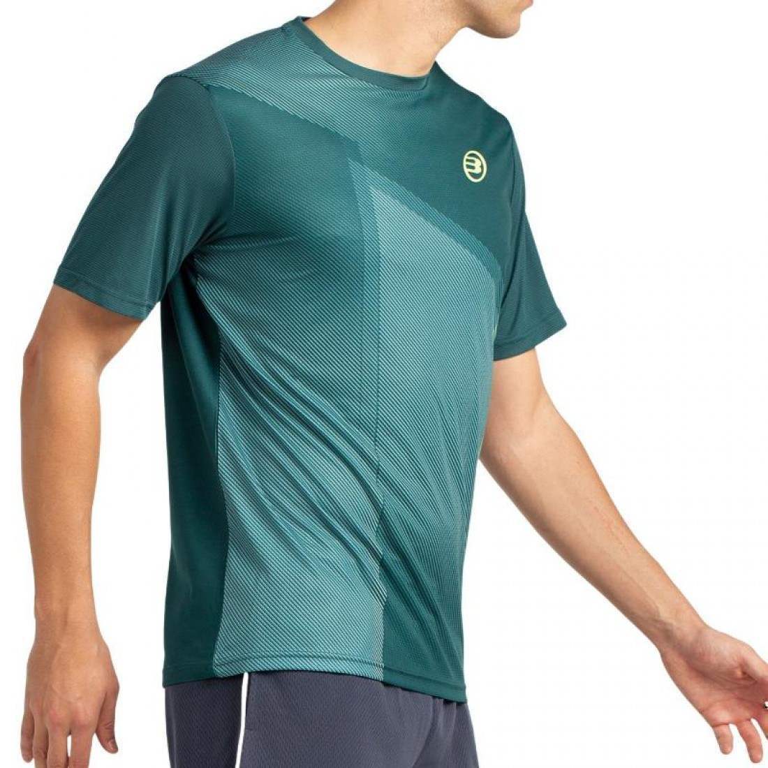 Camiseta Bullpadel Lagar Verde Oscuro