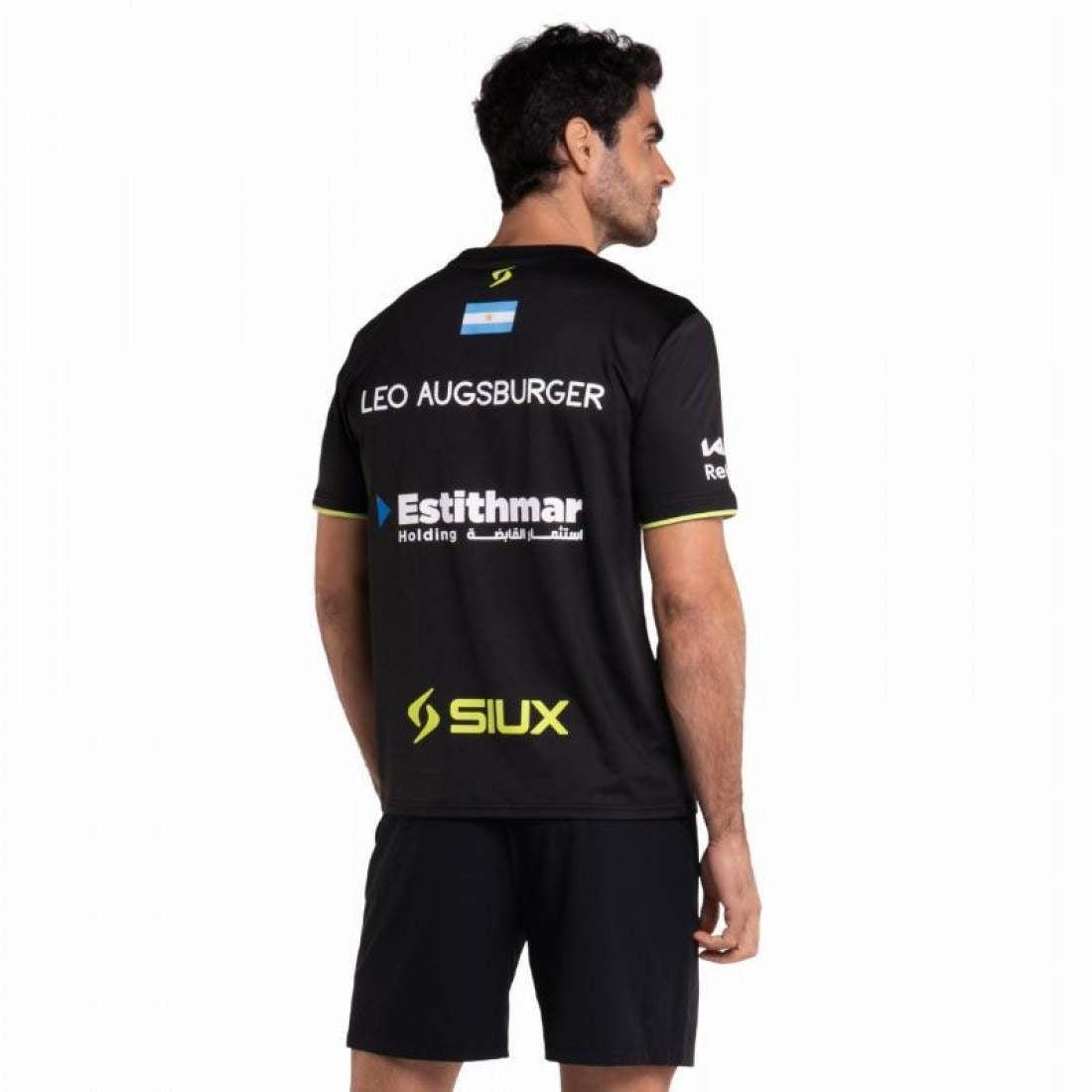 Camiseta Siux Leo Augsburger Fenix Negro 2026