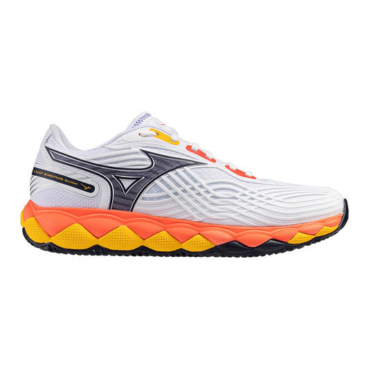 Zapatillas Mizuno Wave Enforce Tour 2 Clay Blanco Azul Coral