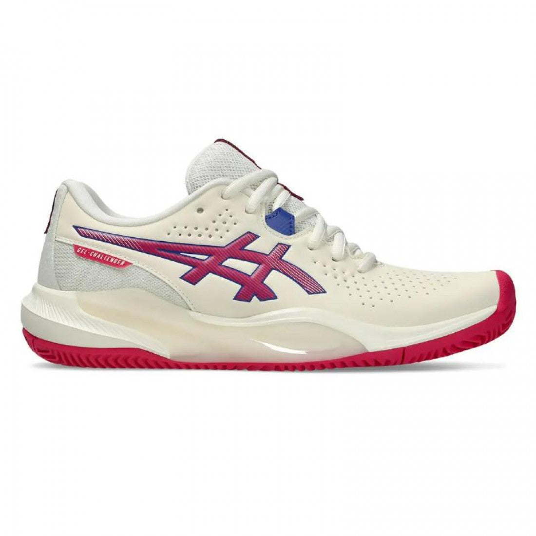 Zapatillas Asics Gel Challenger 15 Clay Crema Rosa Mujer
