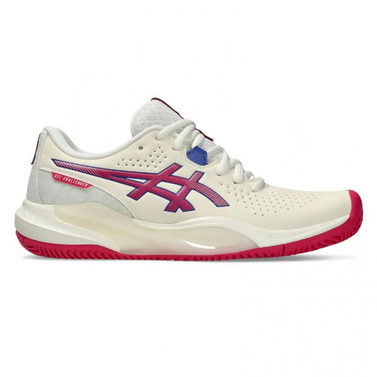 Zapatillas Asics Gel Challenger 15 Clay Crema Rosa Mujer