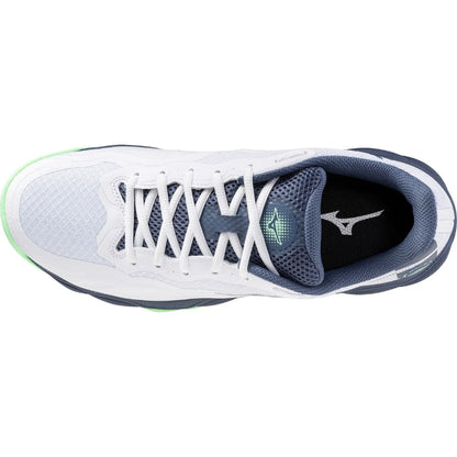 Zapatillas Mizuno Wave Enforce Court Clay Blanco Verde Azul