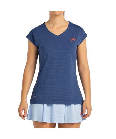 Camiseta Bullpadel Covelo Azul Sombra