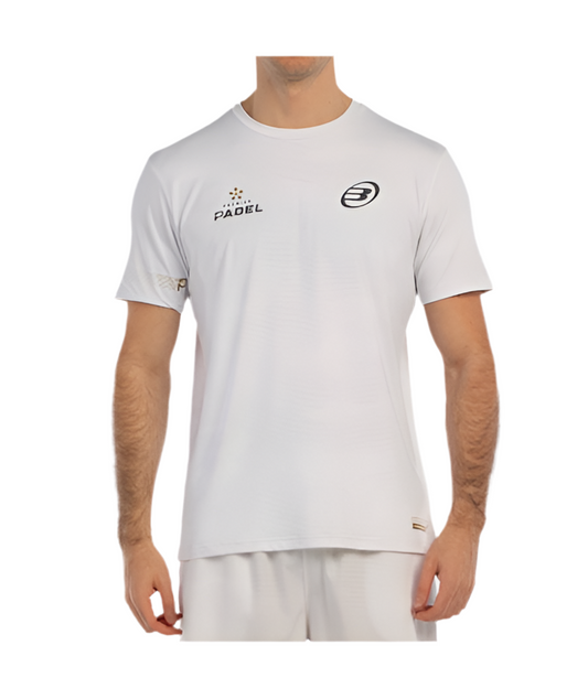Camiseta Bullpadel Premier Padel Bizme Blanco