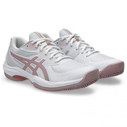 Zapatillas Asics Game FF Clay Blanco Rosa Morganita Mujer