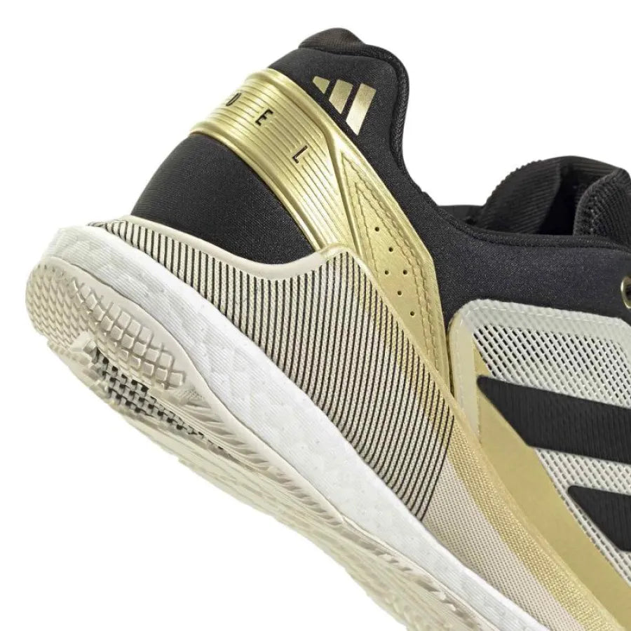 Zapatillas Adidas Crazyquick Boost Padel Blanco Negro Oro