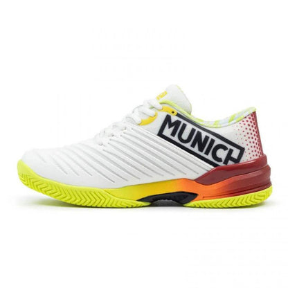 Zapatillas Munich Padx 57 Blanco Rojo Amarillo