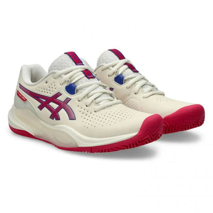 Zapatillas Asics Gel Challenger 15 Clay Crema Rosa Mujer