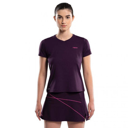Camiseta Nox Pro Morado Oscuro Mujer
