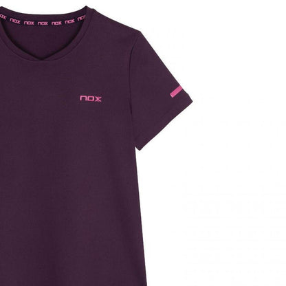 Camiseta Nox Pro Morado Oscuro Mujer