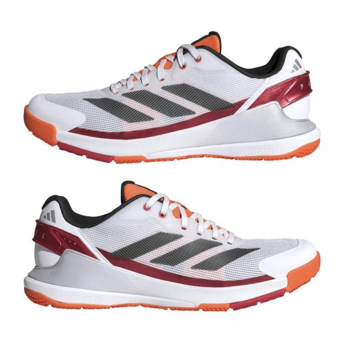 Zapatillas Adidas Crazyquick LS Padel Blanco Rojo Naranja