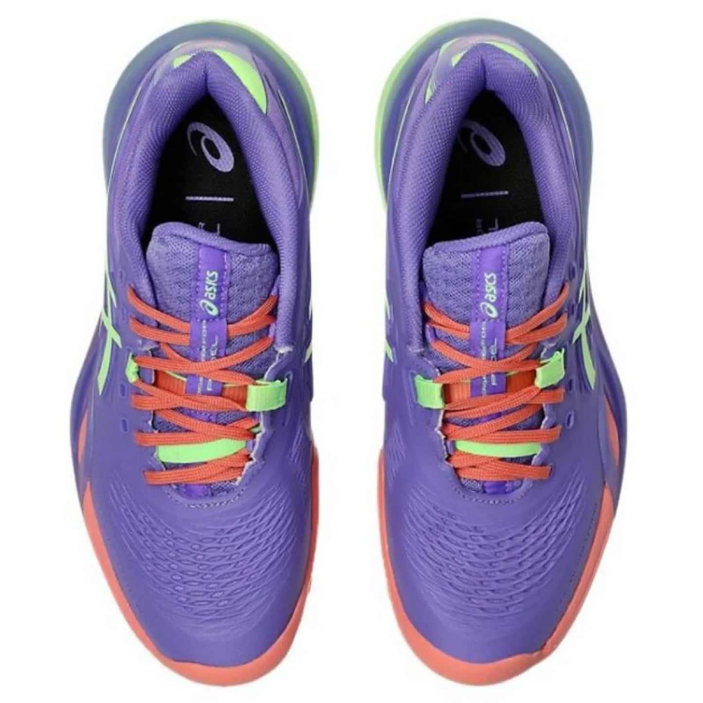 Zapatillas Asics Gel Resolution X Padel Purpura Verde Mujer