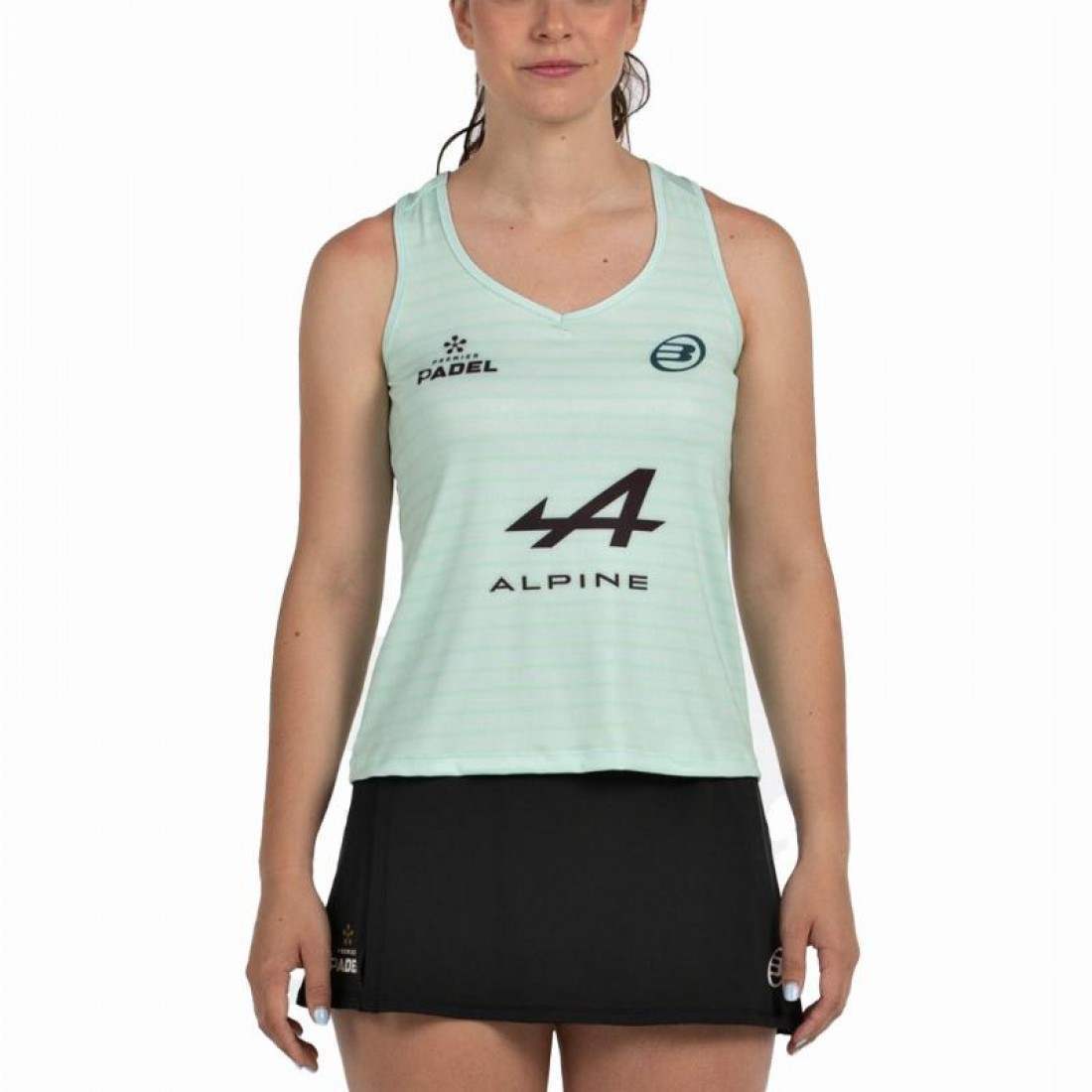Camiseta Bullpadel Claudia Fernandez Premier Padel Adies Verde Agua