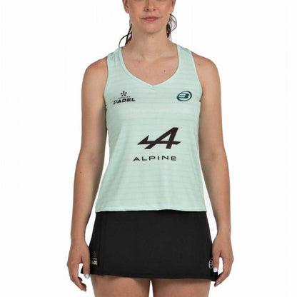Camiseta Bullpadel Claudia Fernandez Premier Padel Adies Verde Agua