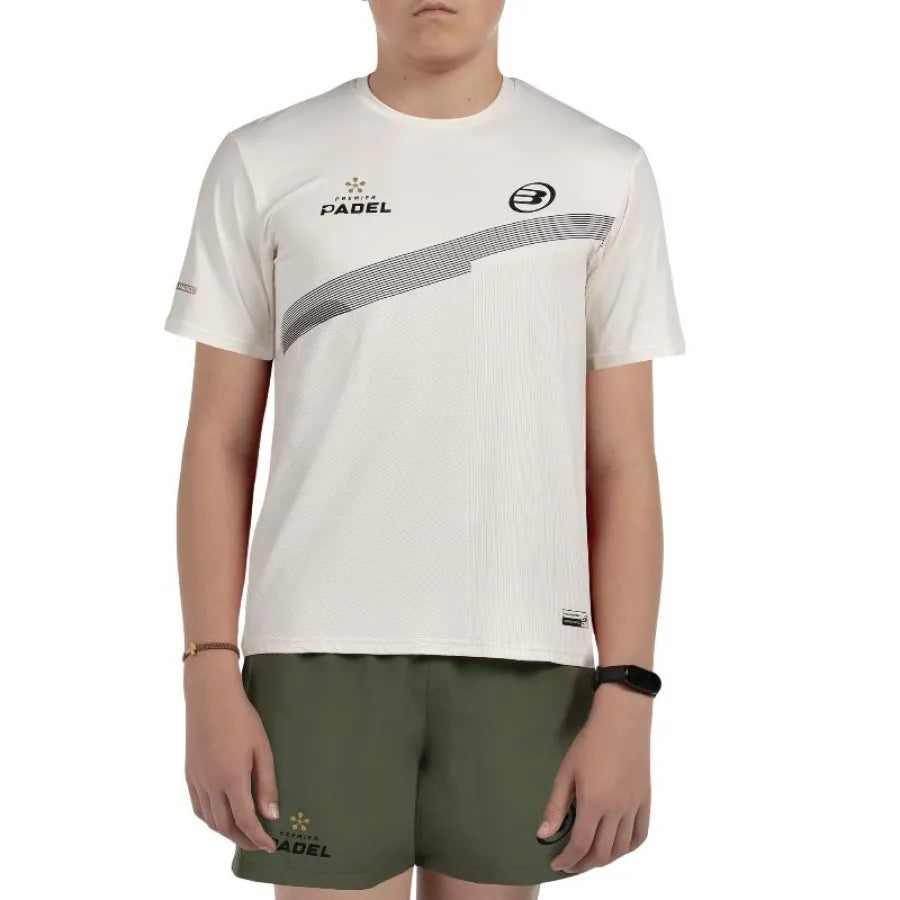 Camiseta Bullpadel Premier Padel Patos Crudo Junior
