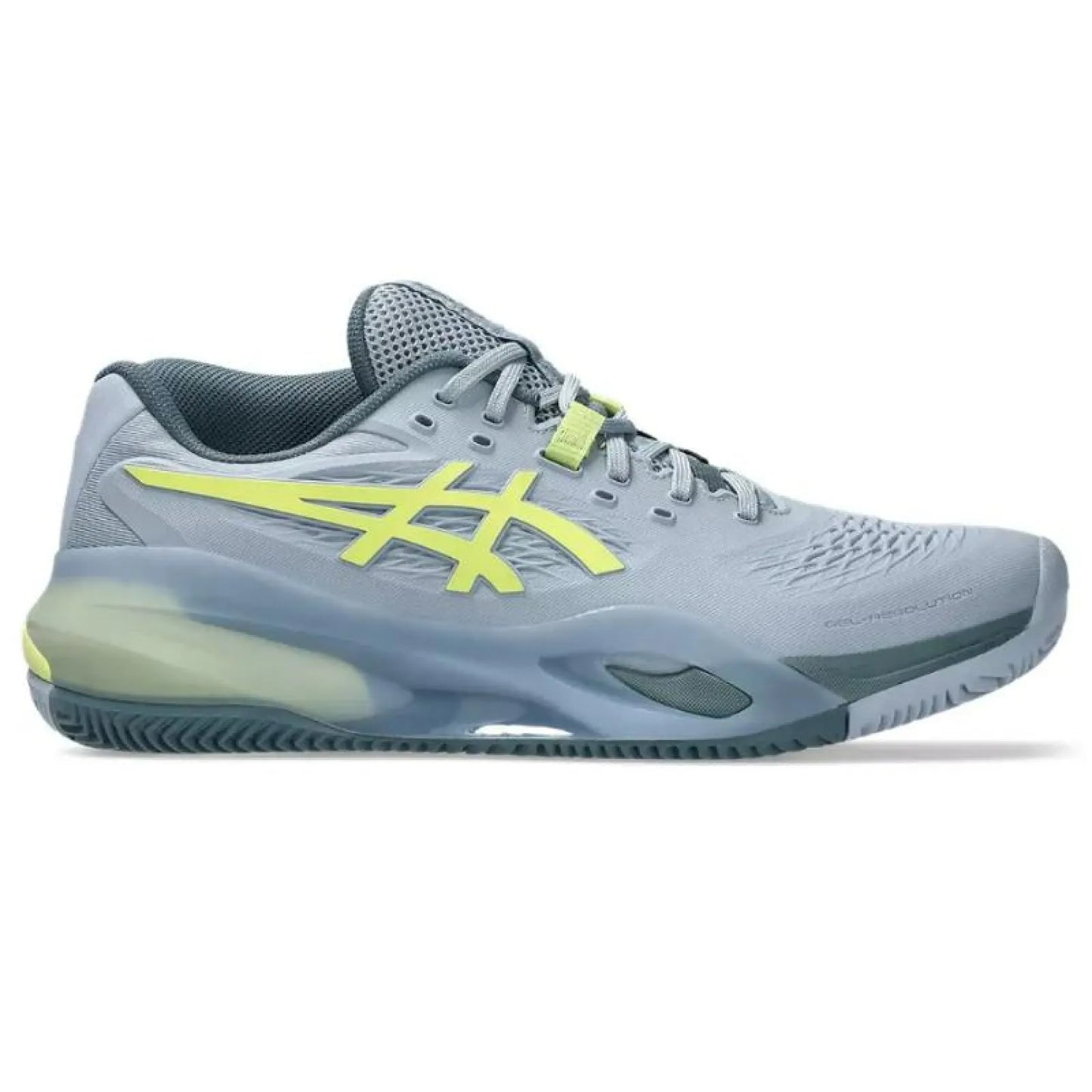 Zapatillas Asics Gel Resolution X Clay Gris Verde Pistacho
