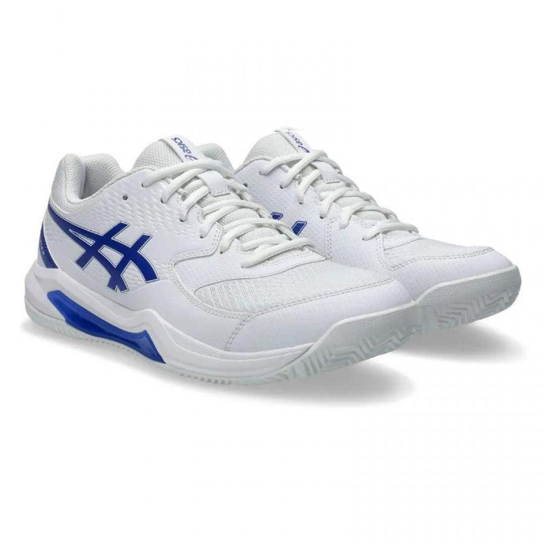 Zapatillas Asics Gel Dedicate 8 Padel Blanco Azul Cobalto