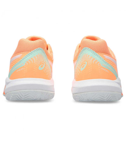 Zapatillas Asics Gel Dedicate 8 Padel Naranja Blanco Mujer