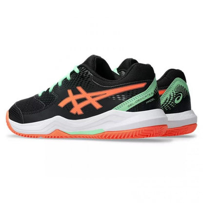 Zapatillas Asics Gel Dedicate 8 Padel GS Negro Coral Junior