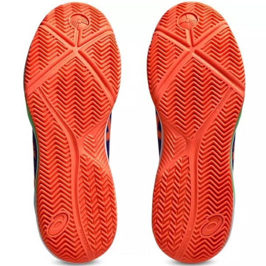 Zapatillas Asics Gel Dedicate 8 Padel Azul Cobalto Coral