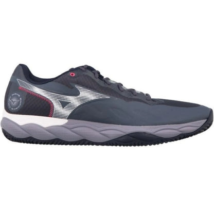 Zapatillas de Pádel Mizuno Wave Enforce Court Clay Gris Blanco Azul