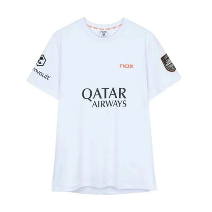 Camiseta Nox Agustin Tapia Sponsors AT10 Blanco 2026