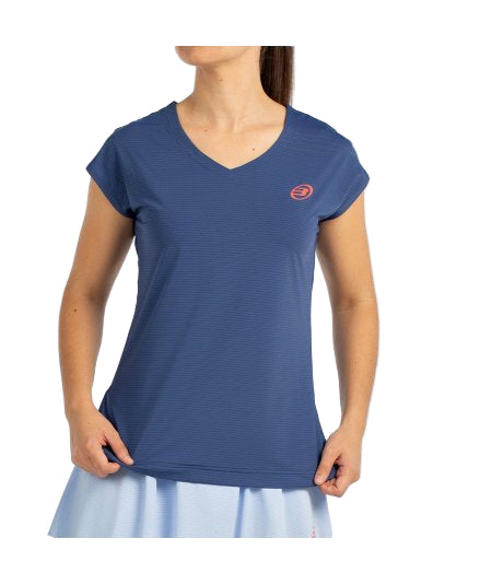 Camiseta Bullpadel Covelo Azul Sombra