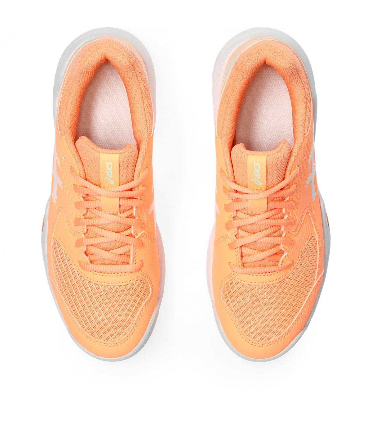 Zapatillas Asics Gel Dedicate 8 Padel Naranja Blanco Mujer