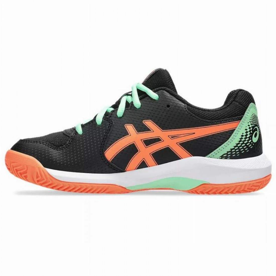 Zapatillas Asics Gel Dedicate 8 Padel GS Negro Coral Junior