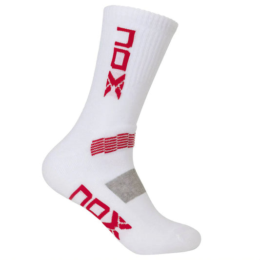 Calcetines Nox Blanco Rojo (1-Pack)