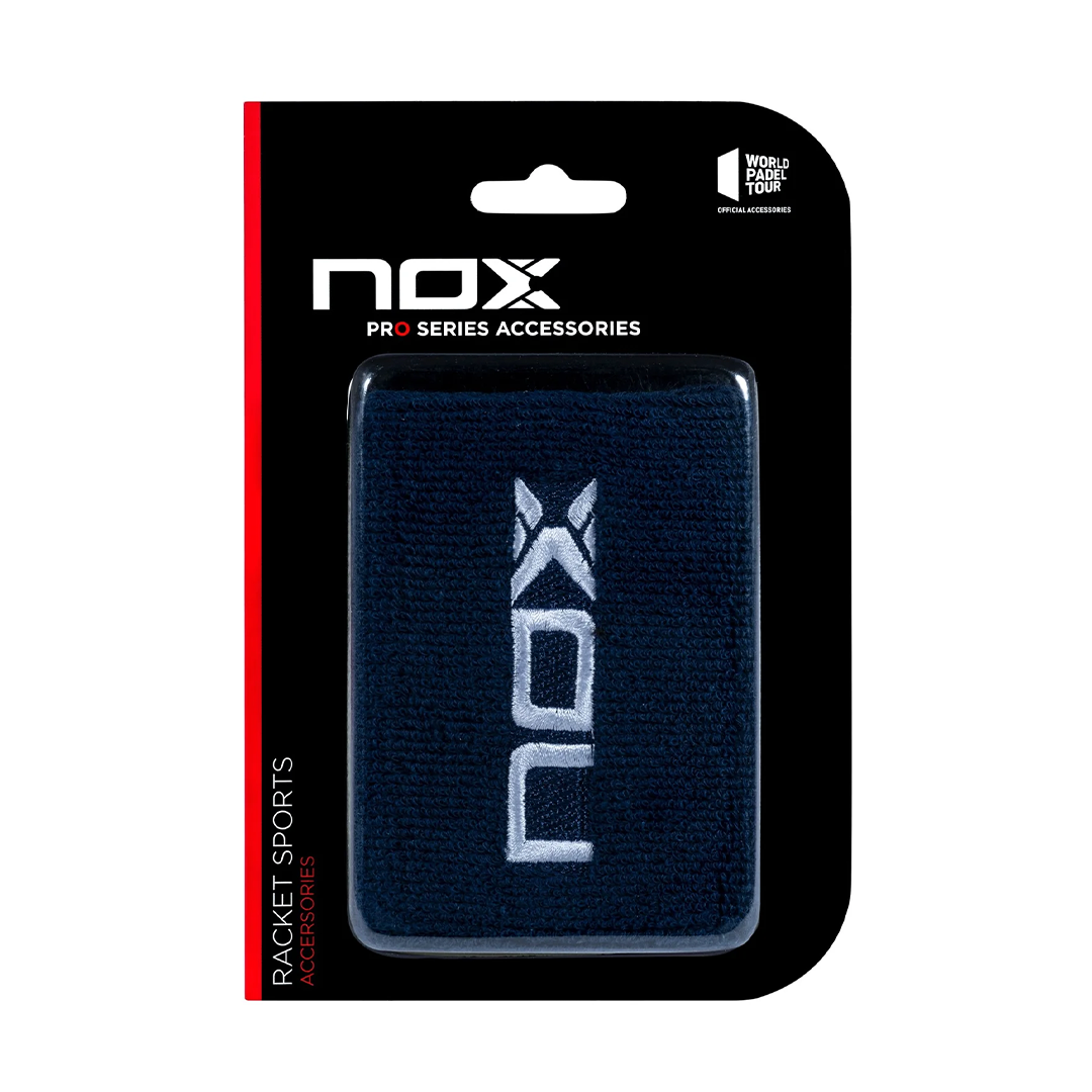 Muñequeras Nox Azul Blanco (2-Pack)