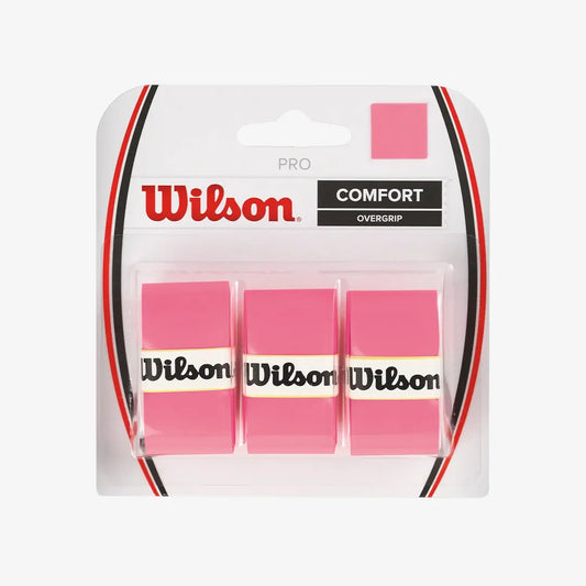 Blister Wilson Overgrips Pro Rosado 3 Unidades